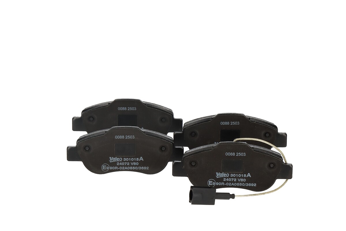 Jeu de 4 plaquettes de frein VALEO ref. 301015A